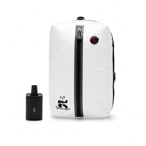 Image of Travel Likes Me Storage Vacuum Bags - Travel Essentials,Clothes Packing,Large Ziplock Bag with Vacuum,AirZip Lock Compression,Backpack Clothing,Space Suction (White, Black, 18L with pump)