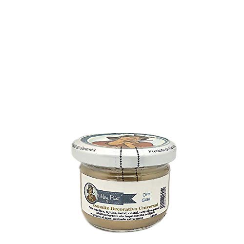 Mary Paint | Pintura para muebles efecto Chalk Paint, Oro Metalizado - 140ml