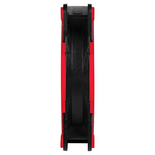 ARCTIC BioniX F120 - 120 mm Ventola da Gioco PWM PST, PWM Sharing Technology, Regolatore RPM in Sincrono, Ventilazione 200-1800 RPM, 0,5 Sone - Rosso