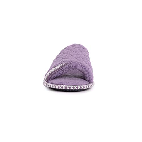 MUK LUKS Women's Sally Micro Chenille Slipper2