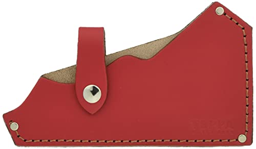 テッパ アウトドア キャンプ 薪割鉈 守門 SUMMON 専用革ケース レッド 14012