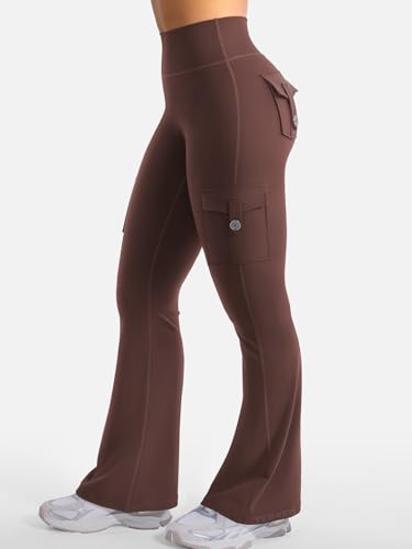 Image of YEOREO CoreFlex Women Workout Flare Leggings