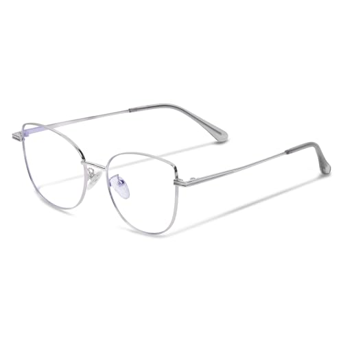 Blue Light Blocking Computer Eyeglasses for Women | Premium Cat E...