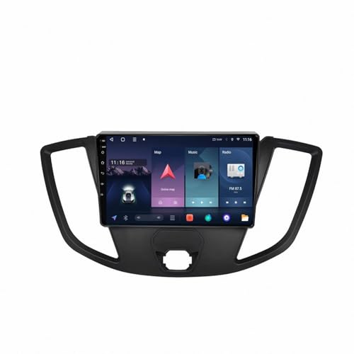 Image of Hd Touch Screen Radio for Ford Transit 2013-2018 Car Audio Receivers, Hd Display, Portable Live Navigation, Music Video Player, Bluetooth Fm Radio, Dash, 4 Core 1G+16G