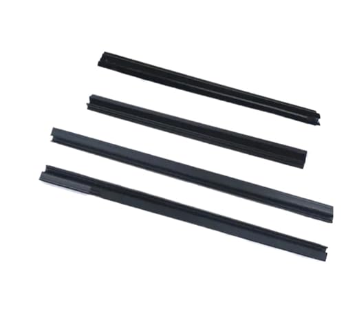 Bande d'étanchéité noire pour vitres de Lancer CY CX et Fortis, lot de 4 pièces 5706A027