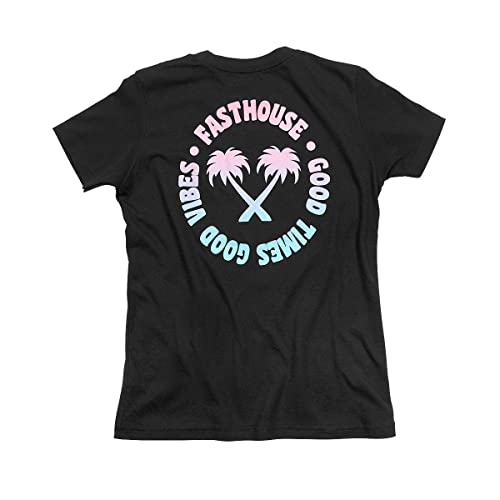 FASTHOUSE Girl's Breezy Short Sleeve Tee, Black