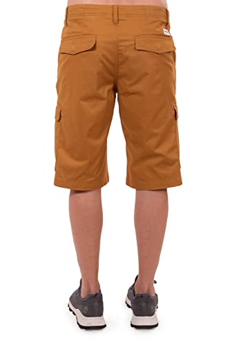 Bermuda cargo Timberland homme short en sergé kaki style militaire décontracté