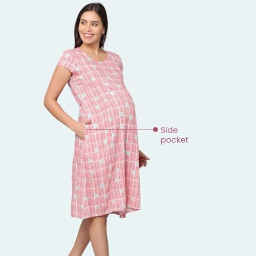 Image of Morph Maternity | Maternity Dresses for Women | Fits During Pregnancy & Post Pregnancy | Back Tie to Adjust