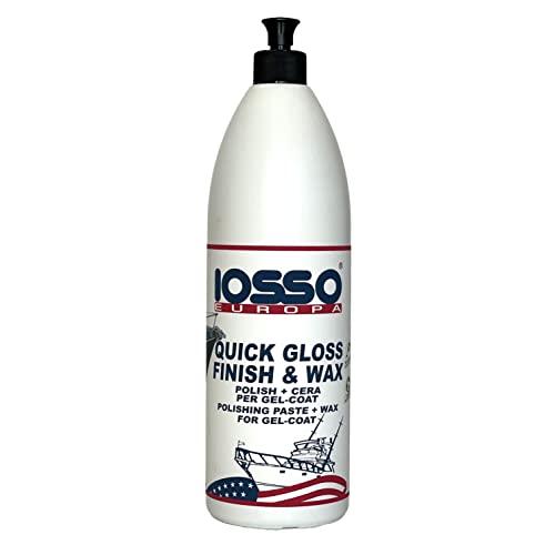 Formula a base acqua Iosso Europa Quick Gloss Finish + Wax conf. da 1 litro