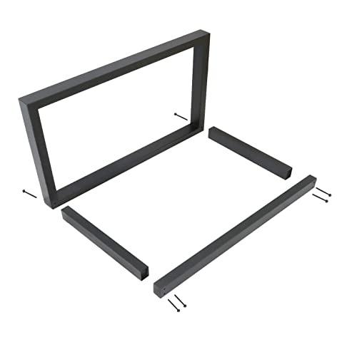 Luffioner Metal Table Legs 28 Inch,Table Legs Replacement Heavy Duty Square Tube Desk Legs Furniture Legs For Coffee Table, Dining Table Set Of 2 #TOP6