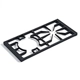 804372 Wok Grate Range Replacement Parts for Wolf Burner Grate Gas Stove Cooktop Grates Cast Iron Wolf GR304 GR364C GR366 SRT366 SRT364G GR Series Oven Stove Top Range Surface 2 Burner Grates 1 Pcs