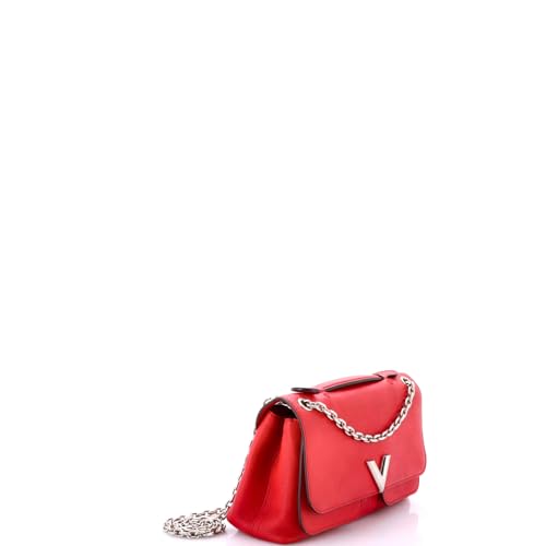 Pre-Loved Very Chain Bag Monogram Leather, Red2