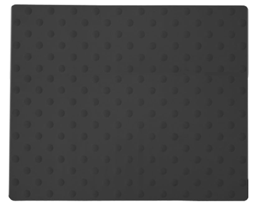 Dalle podotactile Caoutchouc - 620mm - Noir