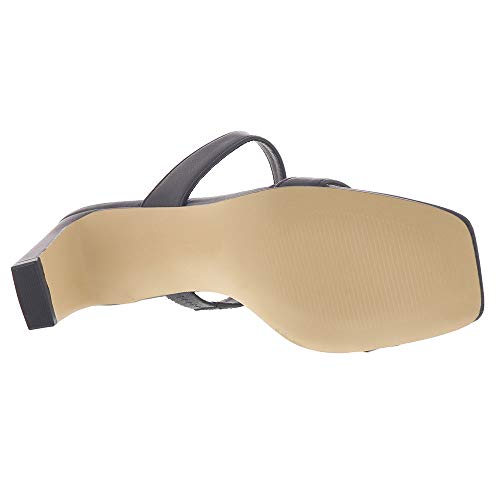 Chinese Laundry Women's YANTI Softy Kid Heeled Sandal, Black, 93