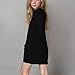 Cardigan for Girls 2025 Trendy Teen Open Front Long Sleeve Oversized Sweaters with Pockets Kids (Black, 5-6 Years)
