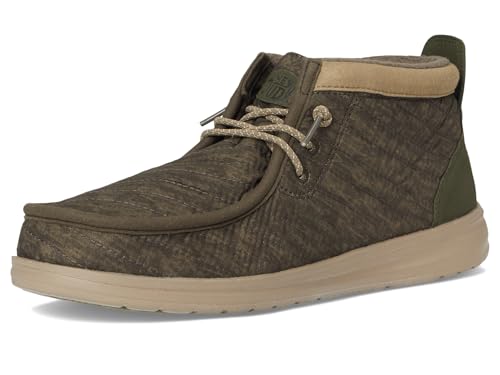 HEYDUDE Men's Wally Mid GripR Washed Quilt2