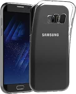 Clear Protective Case for S7 Edge | Transparent Silicone Protective Cover with Slim Fit | 360 Degrees Transparent Full Body Cover for S7 Edge (5.5 Inches)