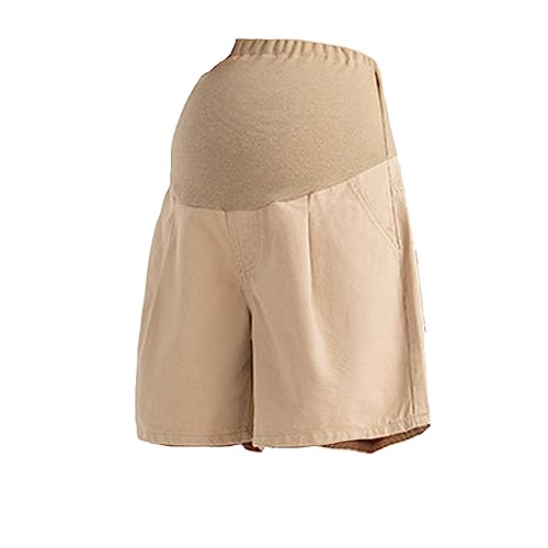 Jeggings - Pantalones de maternidad para embarazadas, de verano, delgados, tallas grandes, pantalones de premamá, pantalones cortos de maternidad, pantalones cortos de maternidad, pantalones cortos de
