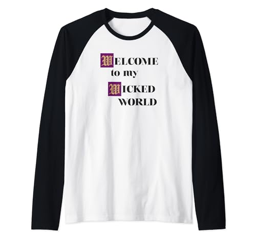 T-shirt Descendants Disney avec manches raglan et texte graphique