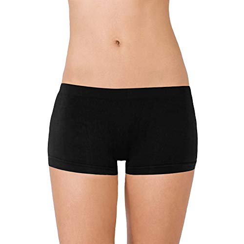 Image of Selfcare Women Soft Cotton Sinker Mid Waist Boyshorts Panties with Concealed Elastic Panel Pack of 3