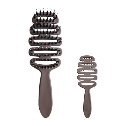 Brosse à palette pour le séchage de soufflage | Peigne de massage des cheveux antistatiques, peigne de masseur de tête anti-statique Frizzy Hair Smooth Care Care