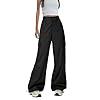 Zando Black Cargo Pants Women Baggy Joggers Parach... #1