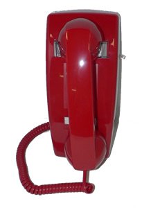 Teléfono Corded Rojo CableWholesale miniatura 1