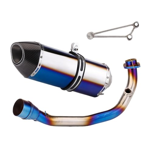 Silencieux échappement 51mm et tube de liaison avant pour moto Zuma 125