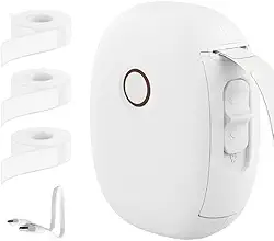 Impressora de etiquetas térmicas portátil,Bluetooth Máquina de Etiquetar Pequena Impressora,Máquina de Etiquetar com Fita Térmica de Autocolantes para Casa Cozinha Escola Escritório.