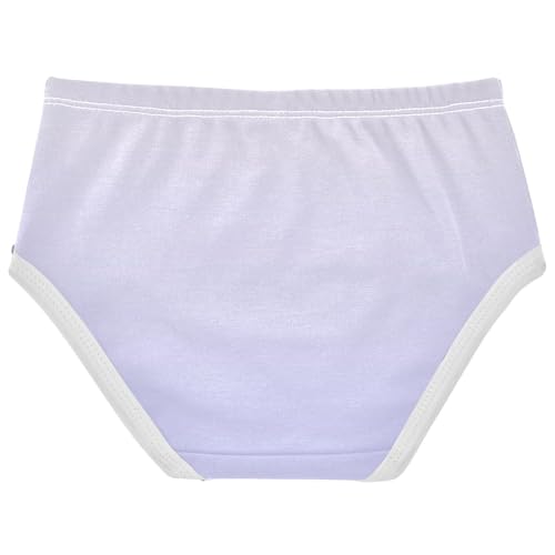 Joisal Stylish Toddlers Underwear Floral 2t Cotton Panties for Girl Lavender Blue Gradient Briefs Girls Undies2