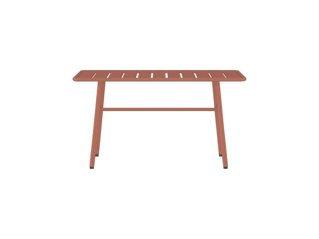 Vente-unique - Table Basse de Jardin en métal - Terracotta - MIRMANDE de MYLIA