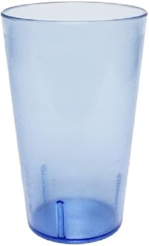 Vista 26 de Juego de 12 vasos de color transparente de 5 oz. Vasos de té helado reutilizables de alta calidad, apilables, aptos para lavavajillas, resistentes a