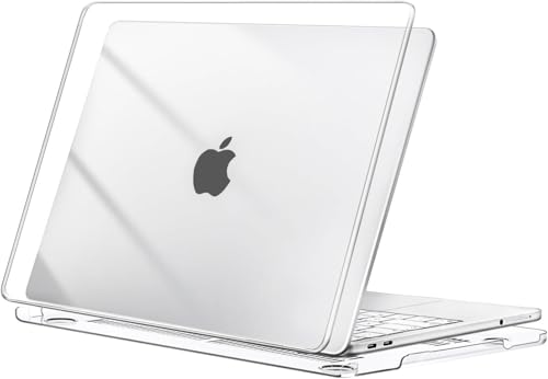 Image of Meyaar Case Compatible for New MacBook Air 13.6 inch M4 A3240 M3 A3113 M2 A2681 with Touch ID,2025 2024 2022 Release,M2 M3 M4 Air 13'' Laptop Protective Plastic Hard Shell (Crystal Clear)