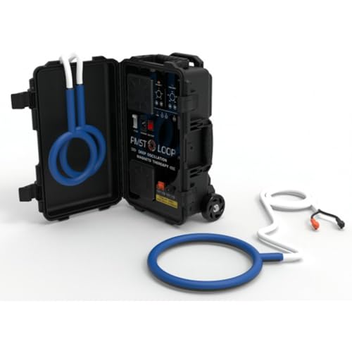 Máquina de terapia electromagnética de pulso PEMF con circuito simple y de mariposa, máquina de rehabilitación corporal para el manejo del dolor,Negro