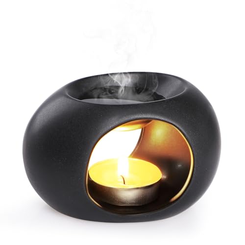 Bighan Quemador de Cera para derretir, Quemador de Aceite de cerámica, Quemador de Cera, Calentador de Cera Surtido, Soporte para aromaterapia, difusor perfumado, decoración del hogar, Dormitorio