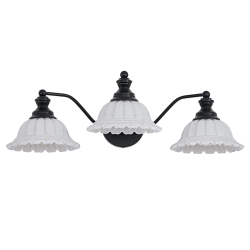 Image of XIEDUN Black 3 Light Vanity Light Modern Bathroom Vanity Light Fixture