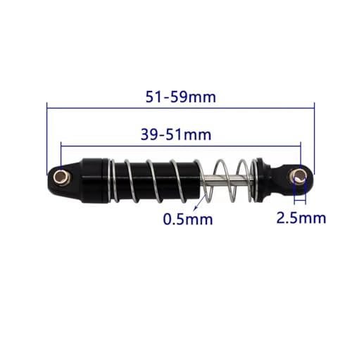 Amortisseur TRX4M pour stabiliser votre voiture sur chenilles Traxxas 1/18 - 2