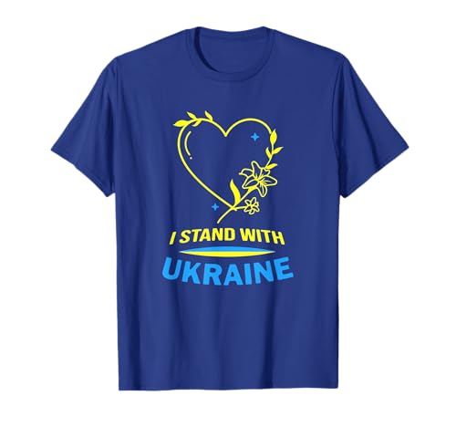 Ukraine Flag I stand With Ukraine Shirt Love Support Ukraine T-Shirt