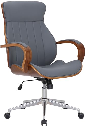 ERGONOMICA: Unisce ergonomia e comfort, la sedia ergonomica con rivestimento in ecopelle e funzione girevole a 360° offre un'esperienza di seduta incomparabile, perfetta per gaming e home office.