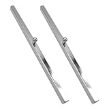 Supvox 1 Paar Dekorative Kalligrafie Briefbeschwerer aus Metall Rechteckig Chinesische Schrift Schreibtisch Deko und Papierfixierung