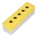 Hyuduo Push Button Box Control Station with 5 Holes, Industrial Switch Shell Casing for Equipment, Durable Push Button Box Enclosure for Machinery Control
