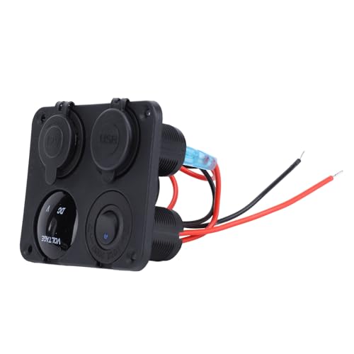 Cargador Safe Dual -SBECKE de alta seguridad con panel de salida para camión y RV