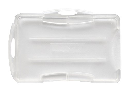 Porte-cartes double horizontal vertical pour éviter la perte de badge - 2