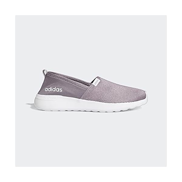 adidas Lite Racer Slip On Womens Shoes Size 7, Color: Legacy Purple/Cloud White/Legacy Pur