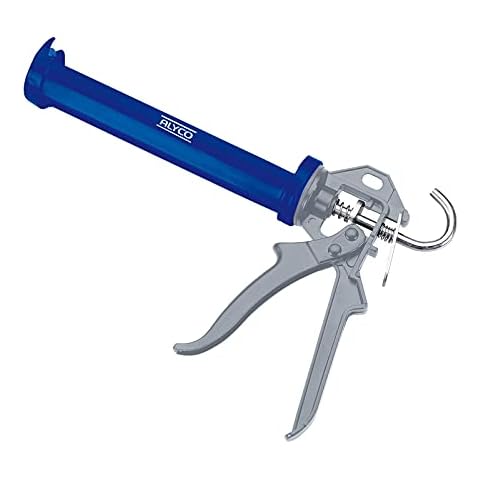alyco 198805 - Gun 250 mm Reinforced for siliciona Pipes and Putty 250 mm Cover
