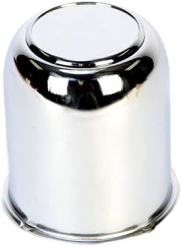 Wheel Center Cap - 2.65" Diameter, Chrome Steel, Closed End