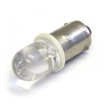 BA9S LED Bulb - 24V Cool White LED - T10, T5 Auto Map Dome Accessory LED Bulb - Set of 2