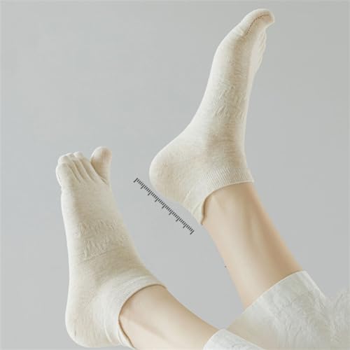 JSEIAJB Girls Split Toe and Ear Sports Socks Sweat Absorbing Short Tube Thin Socks3