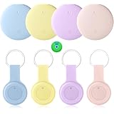 airtag エアタグ（4個セット） スマートタグ 紛失防止タグ 【9月発売！第3世代 チップ性能UP&大手Maxell製 強化バッテリー&全球GPS高精度測位】 gpsタグ エアータグ アップル 置き忘れ防止タグ （Apple「探す」対応 ）IOS専用 マット質感・超薄型 鍵/自転車/財布/靴追跡 子供/高齢者/ペット見守り 技適認証・MFI認証済み 電池内蔵 キーホルダー付き