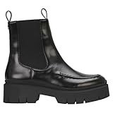 HUGO Kris Chbootie Brom, Botas de Tobillo Mujer, Negro, 38 EU